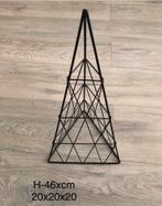 Leuke Piramide  metaalen Kaarthouder met houtenknijpers, Diversen, Kerst, Ophalen of Verzenden, Zo goed als nieuw