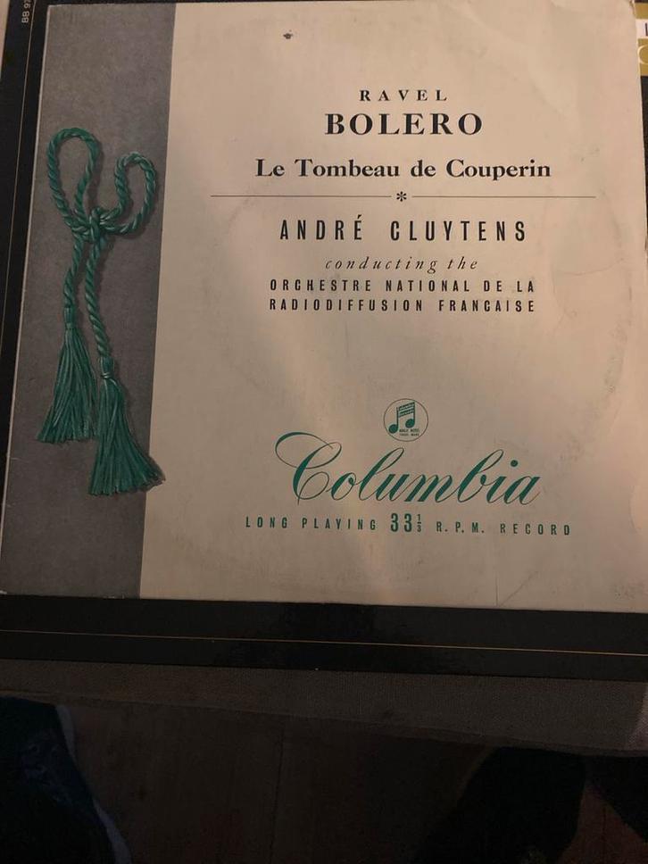 Ravel - Bolero - André Cluytens - Columbia LP, Cd's en Dvd's, Vinyl | Klassiek, Zo goed als nieuw, Modernisme tot heden, Orkest of Ballet