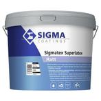 2x Sigma Superlatex Matt - 10L - Antracietgrijs7016RAL, 5 tot 10 liter, Wit, Nieuw, Ophalen of Verzenden
