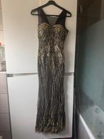 Prachtige gala jurk  merk Opaack maat Xs, Galajurk, Verzenden, Zwart, Zo goed als nieuw
