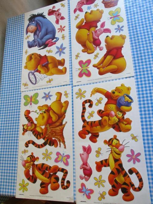 Stickervellen Winnie the Pooh, Kinderen en Baby's, Kinderkamer | Inrichting en Decoratie, Zo goed als nieuw, Wanddecoratie, Ophalen of Verzenden