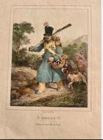 Kleuren gravures beleg van Antwerpen 1832, Ophalen of Verzenden, Voor 1940, Zo goed als nieuw