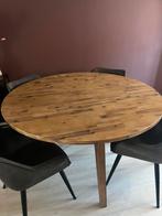 Ronde eettafel 150cm, Huis en Inrichting, Tafels | Eettafels, Ophalen, 100 tot 150 cm, Zo goed als nieuw, 150 tot 200 cm