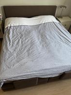 Elektronisch verstelbare boxspring 180x210, Huis en Inrichting, Slaapkamer | Boxsprings, Ophalen, Gebruikt, Bruin, 210 cm