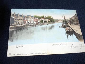 Rijswijk. Drievliet in 't verschiet. Poststempel 1905.  beschikbaar voor biedingen