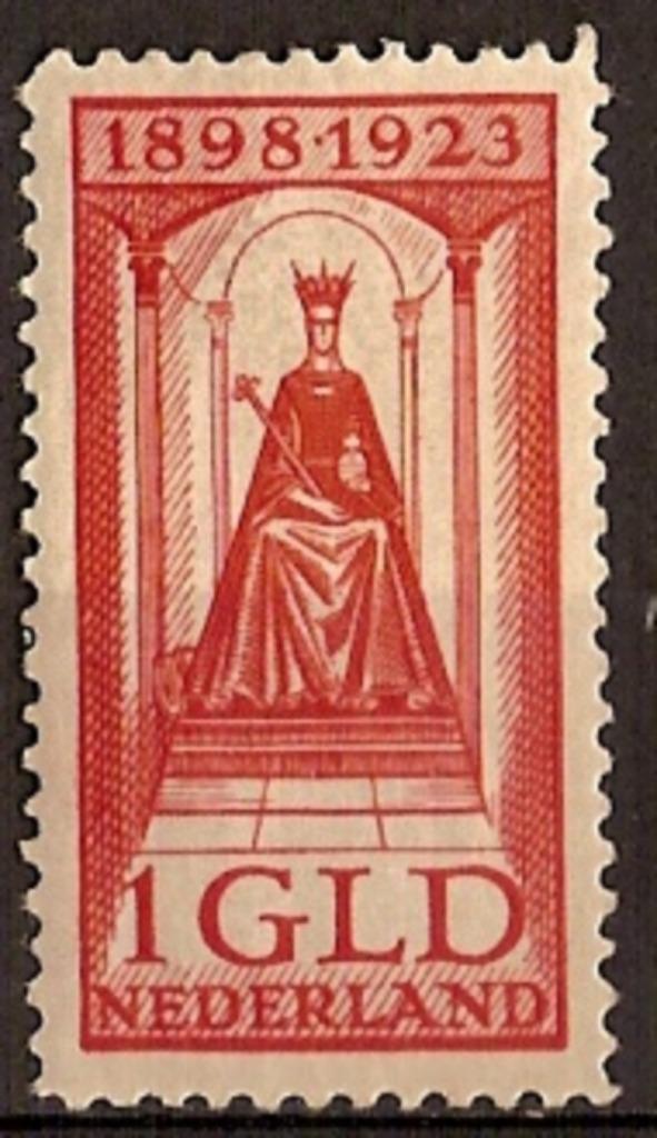 Nederland NVPH nr 129 ongebruikt Jubileum 1923, Postzegels en Munten, Postzegels | Nederland, Postfris, T/m 1940, Verzenden