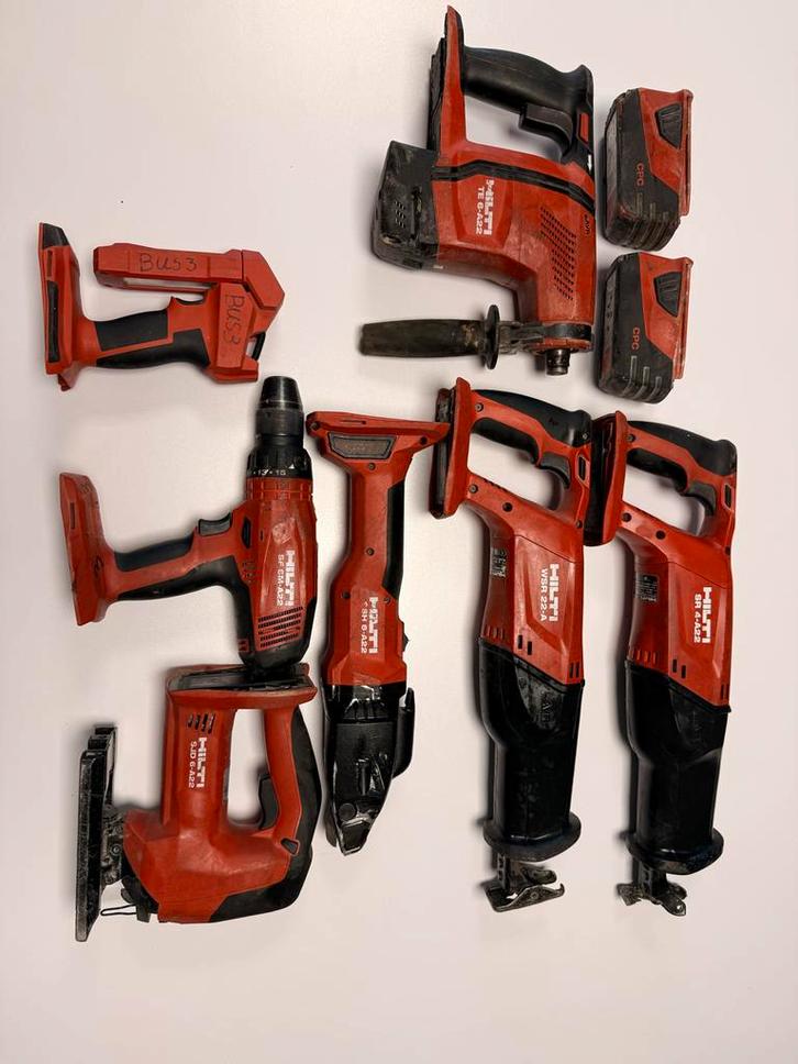 Hilti Gereedschap Set - Diverse Machines (1 koop), Doe-het-zelf en Verbouw, Gereedschap | Overige machines, Gebruikt, Ophalen