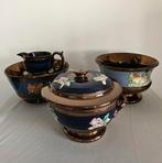 4 Schalen / Komen Staffordshire Lusterware, Ophalen of Verzenden