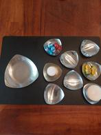 Stelton petit four / theelichthouders met grote schaal, Ophalen of Verzenden, Gebruikt