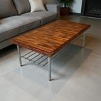 Teakhouten Salontafel Mid-Century Design, Ophalen, Gebruikt, 100 tot 150 cm, 50 tot 100 cm