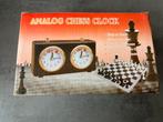 Analoge schaakklok nieuw in doos, Hobby en Vrije tijd, Gezelschapsspellen | Bordspellen, Ophalen of Verzenden, Zo goed als nieuw