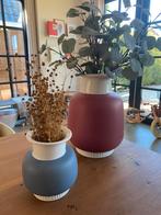 Twee Nordmann Copenhagen vazen - in nieuwstaat, Blauw, Aardewerk of Porselein, Ophalen of Verzenden, Zo goed als nieuw