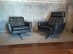 2 mooie vintage executive chairs, in goede staat, Ophalen, Gebruikt, 75 tot 100 cm, 50 tot 75 cm