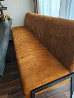 Stijlvolle eetkamerbank met velvet bekleding, Ophalen, Minder dan 75 cm, 150 tot 200 cm, Zo goed als nieuw