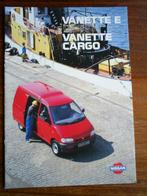 Nissan Vanette E Cargo 1995 18 pag., Verzenden, Zo goed als nieuw, Nissan