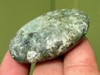 Groene Heulandiet met Stilbiet handsteen mineralen, Ophalen of Verzenden, Mineraal