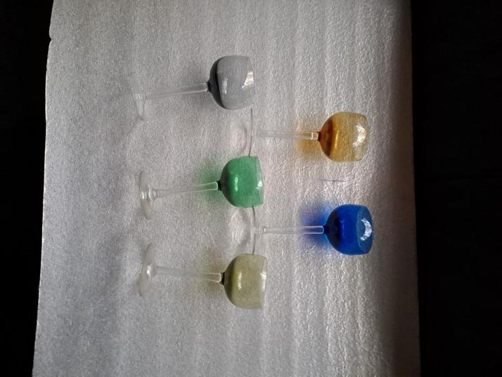 Kristalunie Maastricht Rijnwijnglazen - carnaval, Antiek en Kunst, Antiek | Glas en Kristal, Ophalen of Verzenden