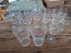 Geslepen borrelglaasjes, Ophalen of Verzenden, Zo goed als nieuw, Borrel- of Shotglas