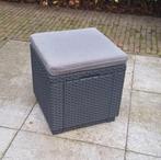 Hocker voor binnen of voor buiten, Tuin en Terras, Tuinbanken, Ophalen, Zo goed als nieuw, Rotan