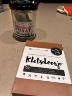 Kletsdoosje en vriendinnenpraat - Als nieuw!, Hobby en Vrije tijd, Gezelschapsspellen | Kaartspellen, Een of twee spelers, Ophalen of Verzenden