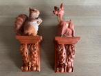 2 schattige wandornamenten met eekhoorn en hertje, Ophalen of Verzenden, Nieuw