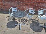 tuinsetje 2 Stoelen plus een tafeltje, Aluminium, Zo goed als nieuw, Stoel, Tuinset