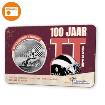 5 Euro Nederland 2025 - TT Assen Vijfje - BU of UNC Coincard beschikbaar voor biedingen