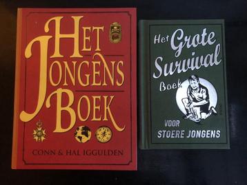 Het Jongens Boek & Het grote survival boek voor stoere jonge beschikbaar voor biedingen