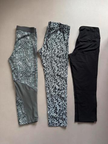 3x nike capri legging maat S - als nieuw beschikbaar voor biedingen