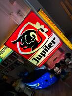 Jupiler pils reclame lichtbak, Ophalen, Gebruikt, Reclamebord, Plaat of Schild, Jupiler