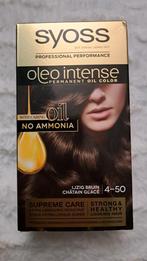 Syoss Oleo Intense Haarverf - IJzig Bruin 4-50, Ophalen of Verzenden, Nieuw, Bruin, Ogen