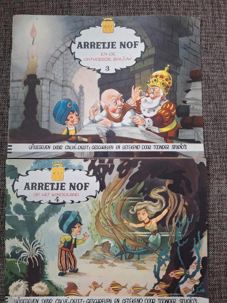 Arretje Nof - 2 Boeken, Boeken, Kinderboeken | Jeugd | onder 10 jaar, Gelezen, Sprookjes, Ophalen of Verzenden