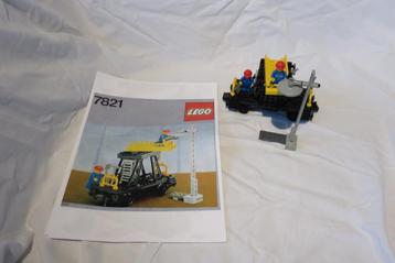 Lego trein 12v, set 7821 service wagon