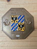 Philatelisten Vereniging Groningen Emaille Reclamebord, Ophalen of Verzenden