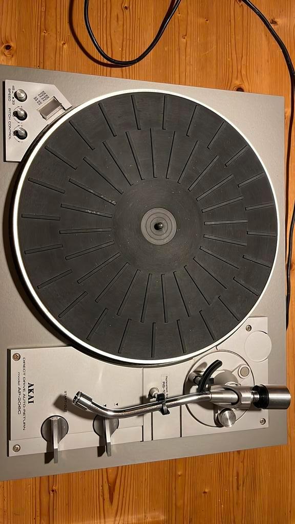 Akai AP-206C, Audio, Tv en Foto, Platenspelers, Gebruikt, Platenspeler, Akai, Pitch-regelaar, Ophalen