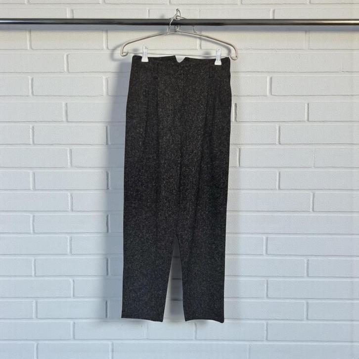 Frnch Broek Maat M Zwart Grijs Pantalon Sjiek Tweed, Kleding | Dames, Broeken en Pantalons, Zo goed als nieuw, Maat 38/40 (M)