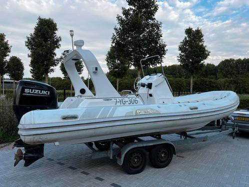 Zeer grote Rib Star 680  uit 2010 Hypalon Suzuki 250 Pk., Watersport en Boten, Rubberboten, Gebruikt, Overige merken, Overige materialen