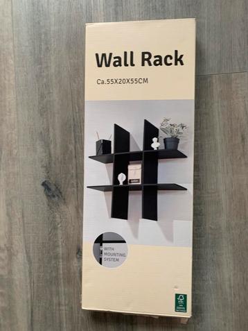 WandPlank 55x20x55cm Zwart beschikbaar voor biedingen