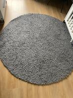 Vloerkleed rond grijs 200cm, Ophalen, Rond, 200 cm of meer, Zo goed als nieuw