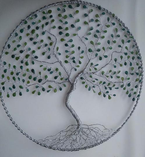 levensboom van draad draadboom, Huis en Inrichting, Woonaccessoires | Wanddecoraties, Nieuw, Ophalen of Verzenden