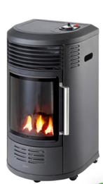 Gaskachel - Vrijstaand Qlima, Huis en Inrichting, Kachels, Gebruikt, Gas, Ophalen of Verzenden, Vrijstaand