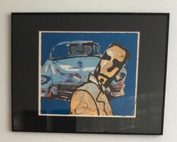 HERMAN BROOD, zeefdruk, the Cadillac walk beschikbaar voor biedingen