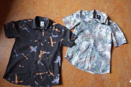 2 prachtige blouses met korte mouw van Quiksilver mt 12 152, Kinderen en Baby's, Kinderkleding | Maat 152, Zo goed als nieuw, Jongen of Meisje