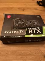 MSI GeForce RTX 3060 Ti VENTUS 3X 8G OC LHR, Computers en Software, Videokaarten, Gebruikt, PCI-Express 4, Ophalen of Verzenden