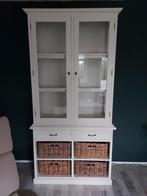 Nette servieskast met rieten manden, Ophalen, Gebruikt, 100 tot 150 cm, 200 cm of meer