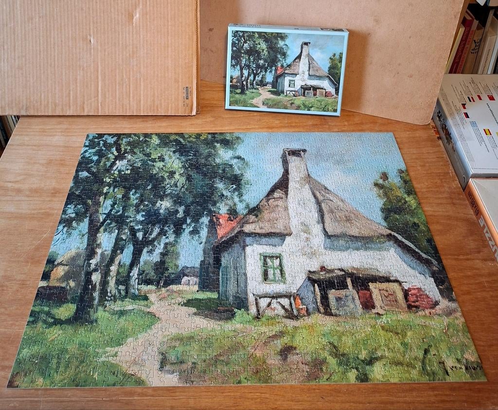 Puzzel schilderij Jan van Vuuren, 1000 stukjes, Ophalen of Verzenden