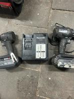 Panasonic set, Doe-het-zelf en Verbouw, Gereedschap | Boormachines, Ophalen of Verzenden, Zo goed als nieuw, 600 watt of meer