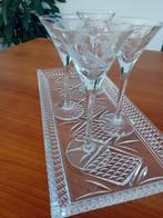 4 oude likeur/port glaasjes, Antiek en Kunst, Antiek | Glas en Kristal, Ophalen