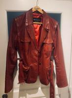 Leer jasje XL van Morena, Ophalen of Verzenden, Zo goed als nieuw, Maat 46/48 (XL) of groter, Zwart