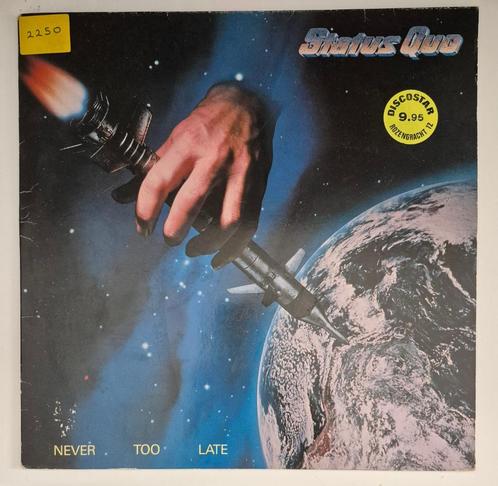 Status Quo. Never too late., Cd's en Dvd's, Vinyl | Hardrock en Metal, Gebruikt, Ophalen of Verzenden